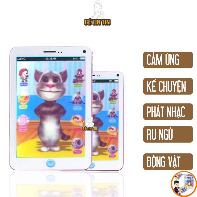 Đồ Chơi Ipad Mèo Tom Thông Minh Cảm Ứng Đa Chức Năng Dành Cho Bé - Đồ Chơi TinTin