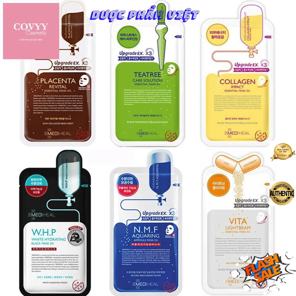 Mặt Nạ Giấy Mediheal Dưỡng Trắng Da Giảm Mụn Tái Tạo Phục Hồi Da 24ml