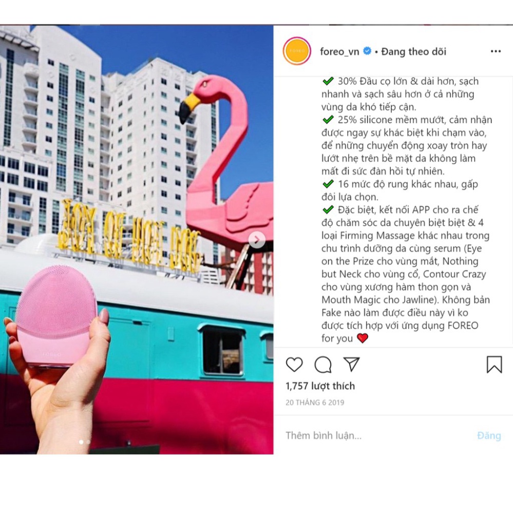 Máy Rửa Mặt Foreo Luna 3 chính hãng - Bảo hành 2 năm