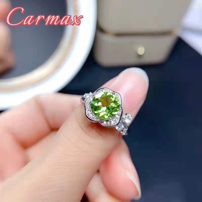 Nhẫn Moissanite Đính Đá Nhiều Màu Thanh Lịch Mới