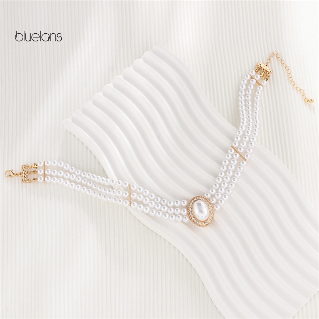 Vòng Cổ Choker Đính Ngọc Trai Nhân Tạo Thời Trang Dành Cho Nữ