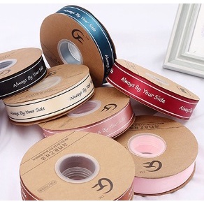 Ruy băng lụa 2.5cm in chữ ❤️ Always By Your Side ❤️ loại đẹp