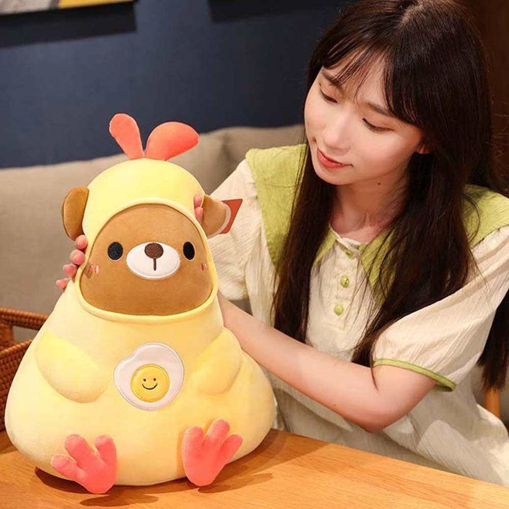 LANFY Thỏ Nhồi Bông Mềm Mại Dễ Thương Cho Bé