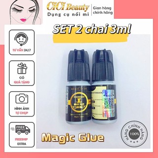 Keo nối mi MAGIC (Khô Nhanh 1s) SET 2 CHAI MINI