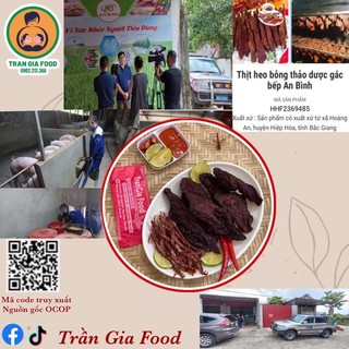 Thịt gác bếp heo bỗng thảo dược, thịt lợn gác bếp loại 1
