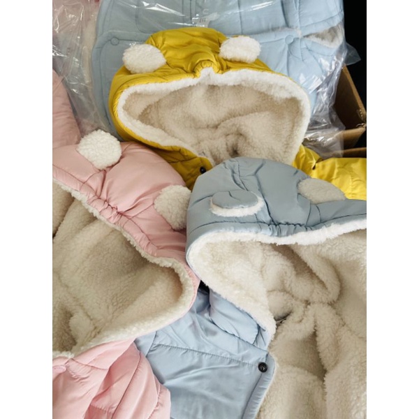 Áo phao Blue Dog trần bông lót lông cừu