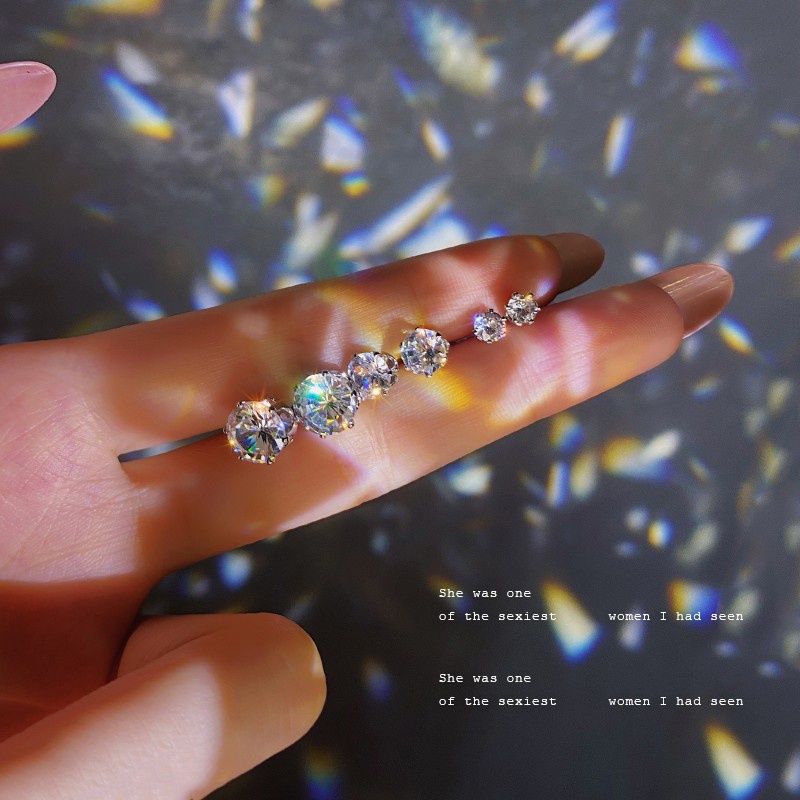 Khuyên tai IF YOU đính ngọc trai giả từ tính thời trang cho nữ