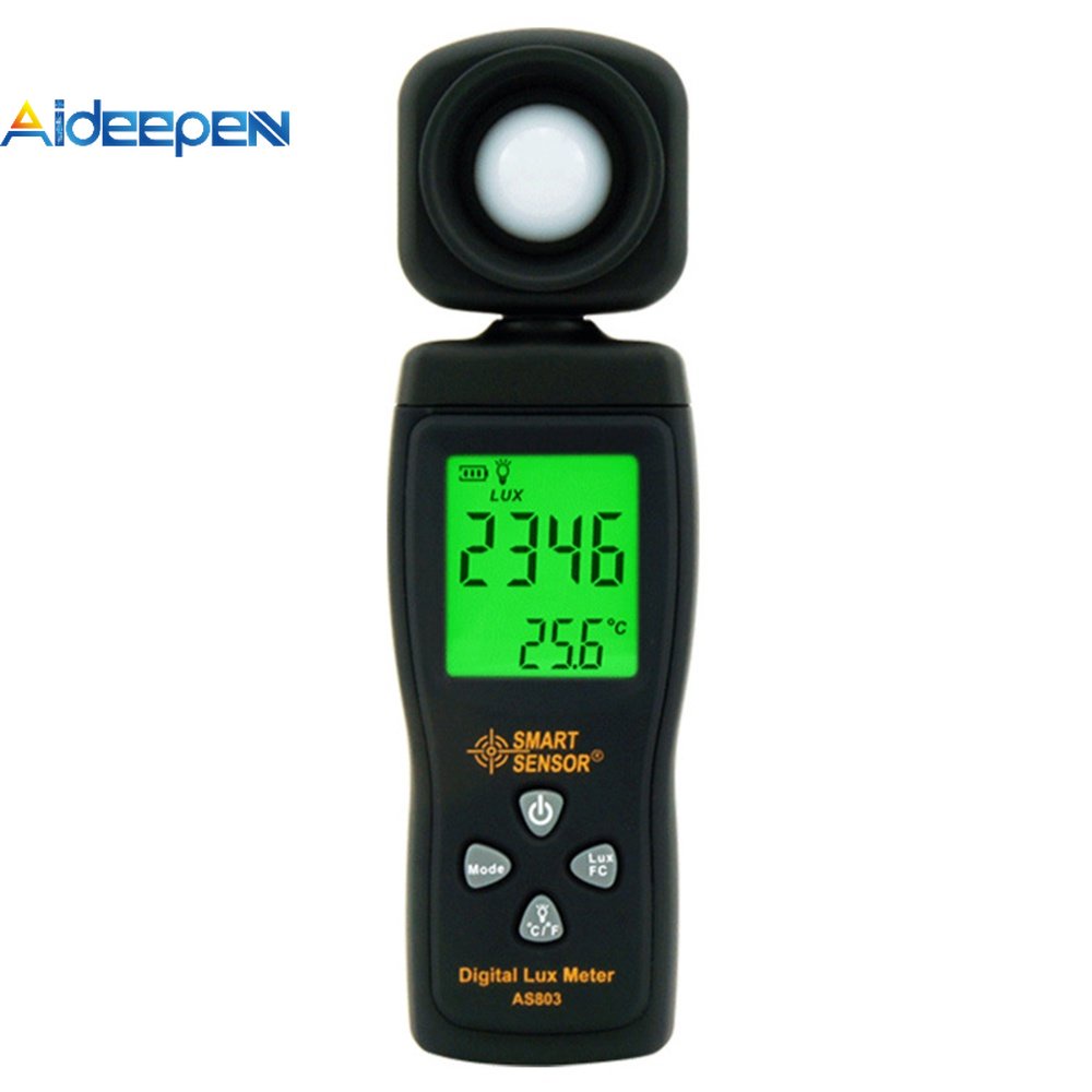Máy Đo Ánh Sáng Kỹ Thuật Số Cảm Biến Thông Minh AIDEEPEN AS803 1-200000 Thiết Bị Đo Độ Chính Xác Cao