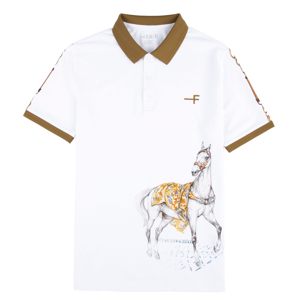 Áo polo nam có cổ LA CHEVAL vải CVC nam tính, thanh lịch, sang trọng - FEAER