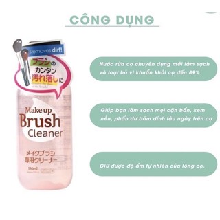 DUNG DỊCH RỬA CỌ TRANG ĐIỂM, ĐỒ MAKE UP DAISO