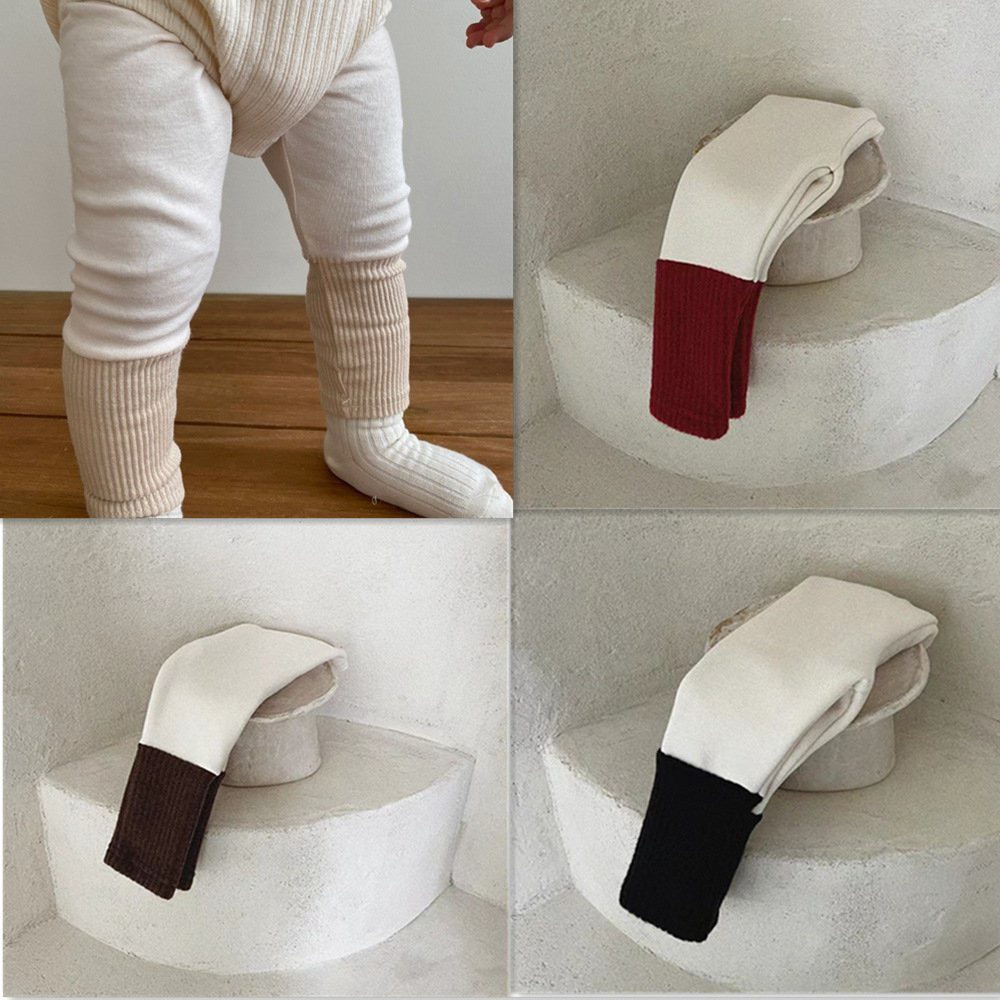 quần dài thu đông cho bé, quần legging đáp gấu lít nỉ dày dặn cho bé trai và bé gái dễ phối đồ phong cách hàn quốc