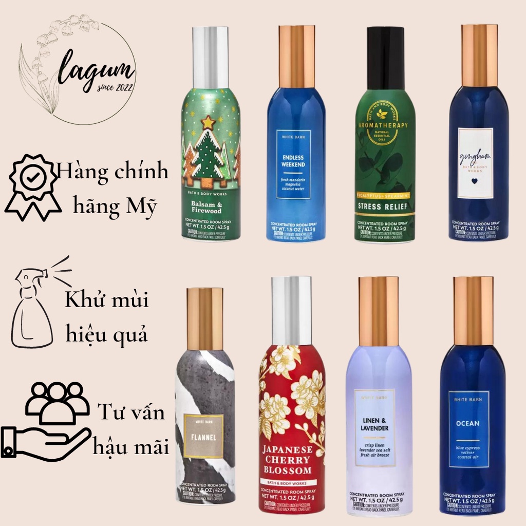 Xịt phòng Bath and Bodyworks 42,5g