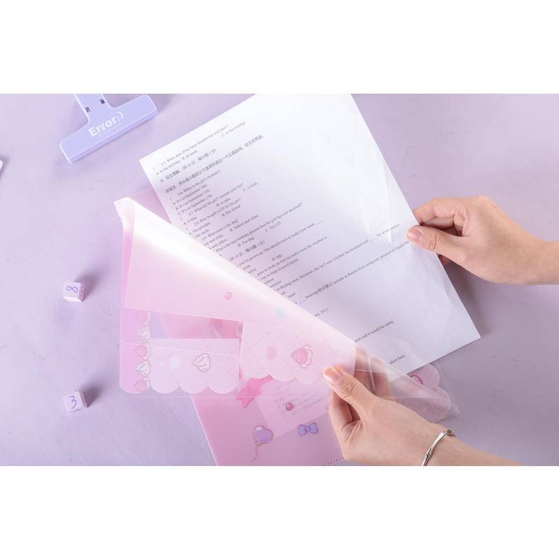SANRIO Túi Đựng Tài Liệu Văn Phòng Khổ A4 mymelody Kuromi Cinnamoroll
