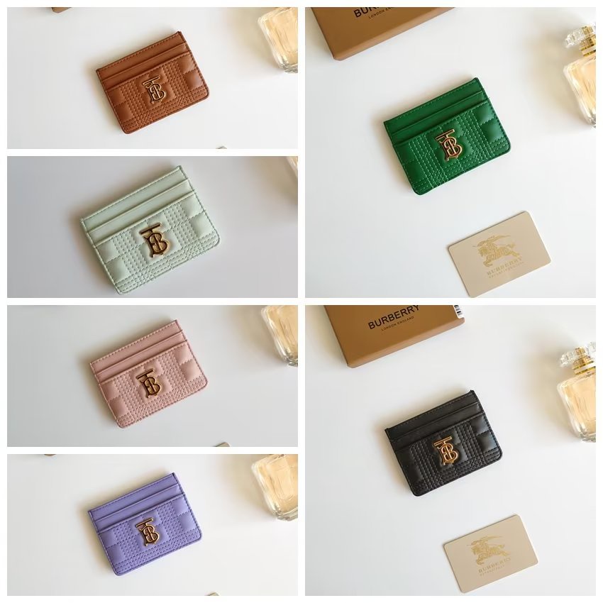 Ví Da Gập Burberry Đựng Tiền, Thẻ Cho Nam Và Nữ