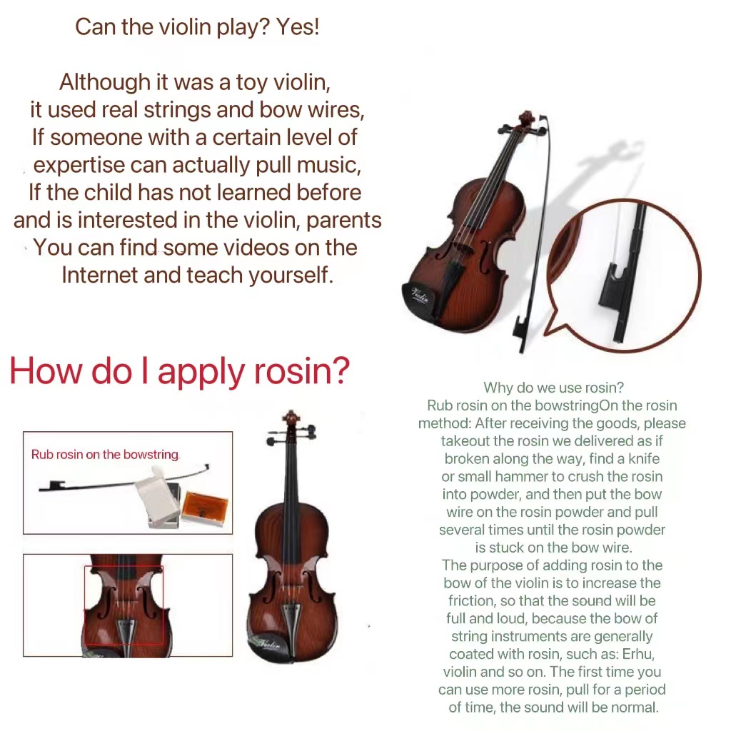 Mô Hình Đồ Chơi Đàn Violin Cho Bé Mới Bắt Đầu