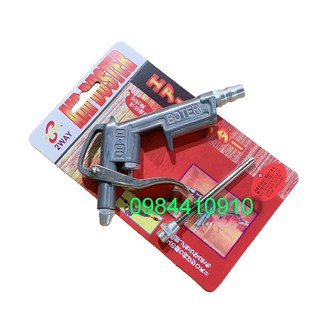 Súng xịt hơi, thổi bụi 2 đầu bằng sắt