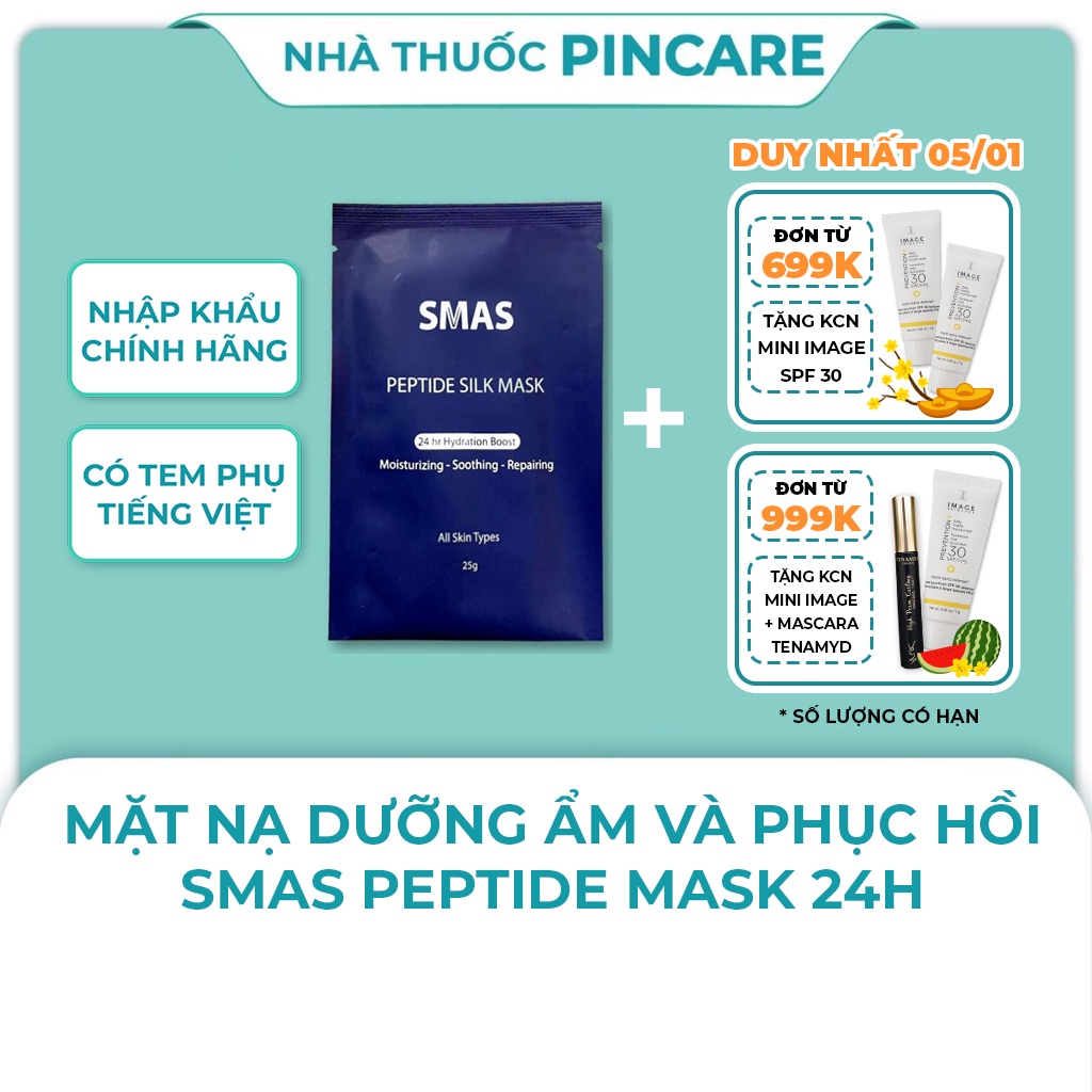 Bạn mới nhập COSHBM -50% đơn 0Đ Mặt Nạ Dưỡng Và Phục Hồi SMAS PEPTIDE MASK