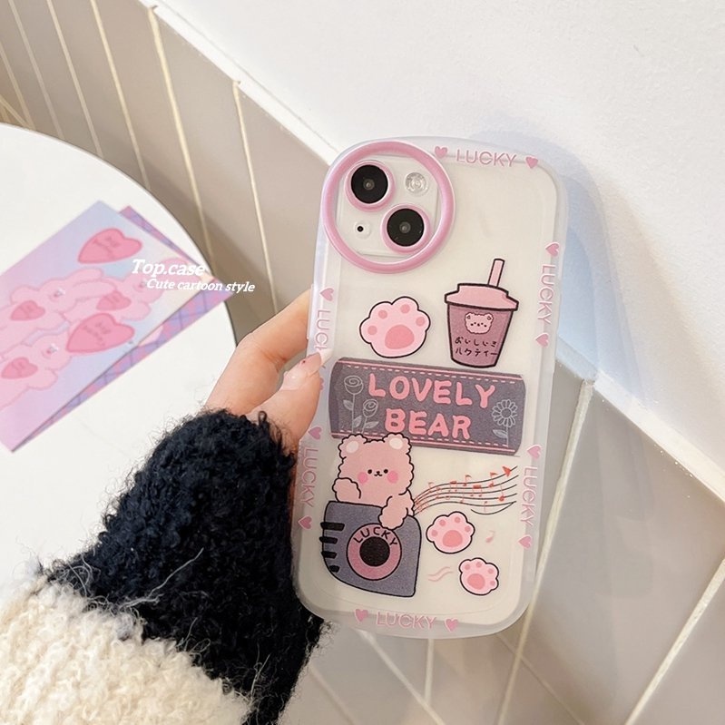 Ốp Điện Thoại Mềm Hình Gấu Đáng Yêu Cho Huawei Y9 2019 Nova 10 9 Pro Y70 Y90 8i 7i 8 7 6 SE Y9s Mate 30 Pro