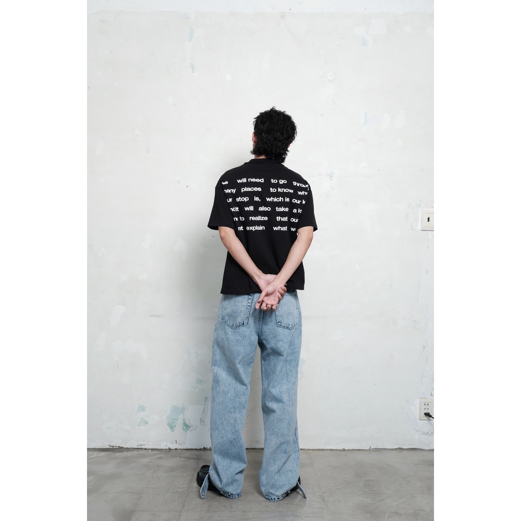 ÁO THUN AASTU IN DÒNG THƯ - AA STU LETTER TEE // MEN - Aastudio