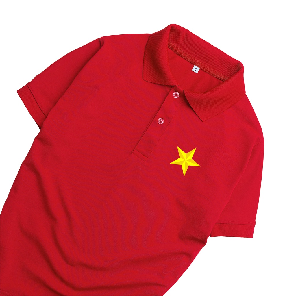Áo thun polo cờ đỏ sao vàng việt nam - La' house Uniform | BigBuy360 - bigbuy360.vn