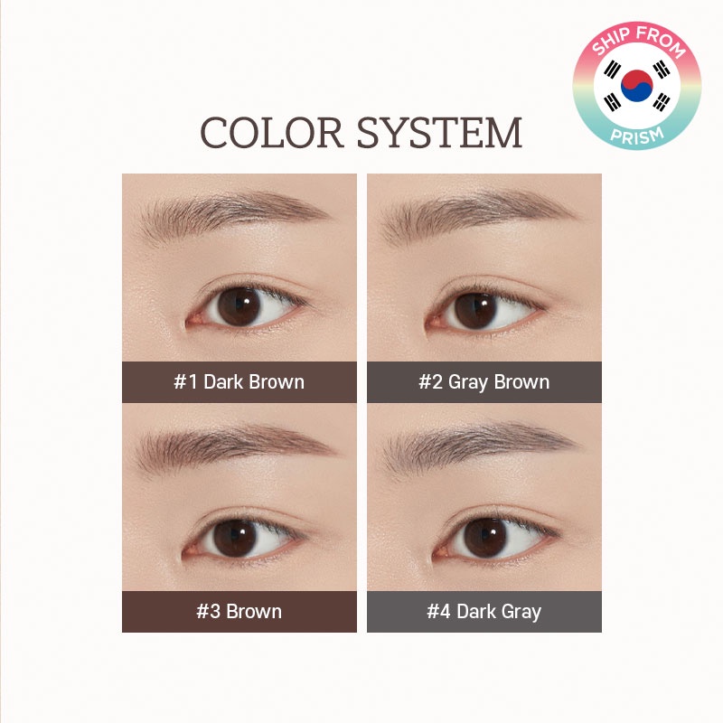 Bút kẻ lông mày Etude House hai đầu 7 màu sắc tùy chọn trang điểm tự nhiên