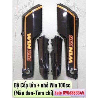 [HCM] Bộ cốp lớn + nhỏ Win 100cc (Đỏ hoặc Đen)