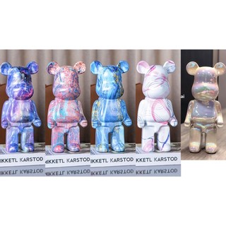 Bearbrick, gấu bearbrick size 400% mạ điện titan- vảy màu siêu đẹp