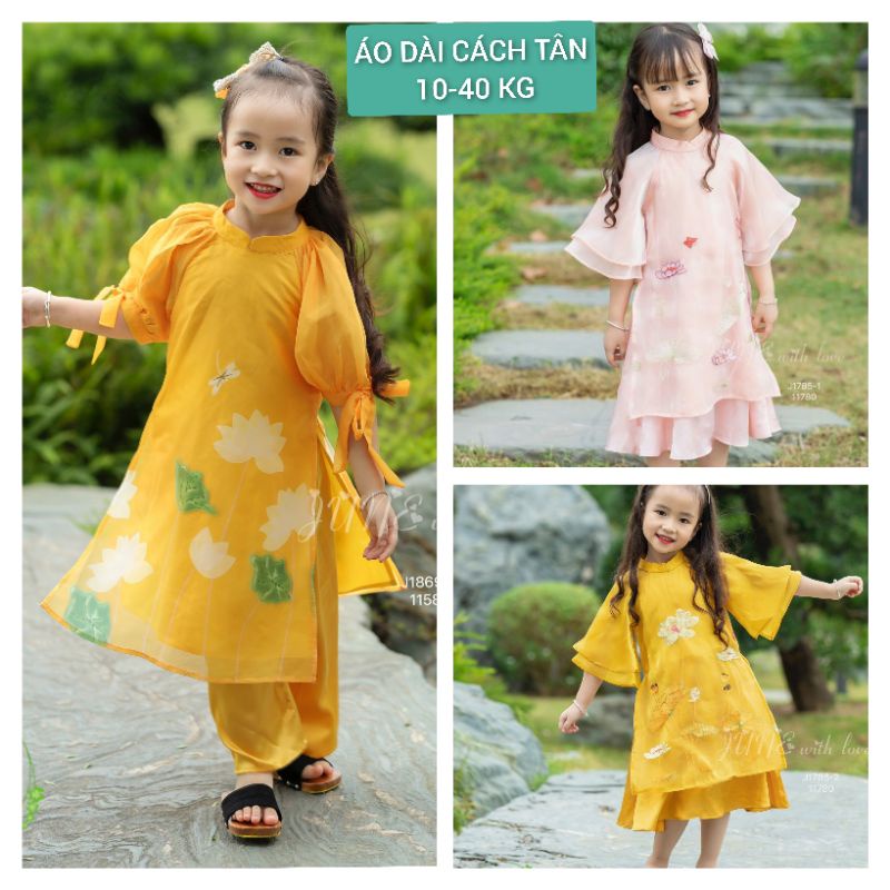 ÁO DÀI CÁCH TÂN THÊU TAY DẠNG ĐẦM 12 ĐẾN 40KG VOAN TƠ ÁNH NHŨ CAO CẤP MỀM MẠI VÀ THOÁNG MÁT ĐI CHƠI ĐI TIỆC ĐỀU ĐẸP