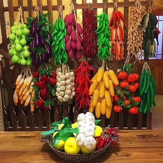 [HỎA TỐC] Mô hình trái cây, rau củ, quả decor tết hoặc nhà cửa, quán ăn Lala chất liệu nhựa cứng cáp bền bỉ, màu sắc đẹp