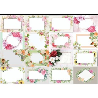 Set 100 tờ giấy hoa a5 in hoa văn