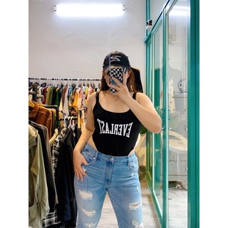 [virusplussize]Bodysuit bigsize f21plus everlast