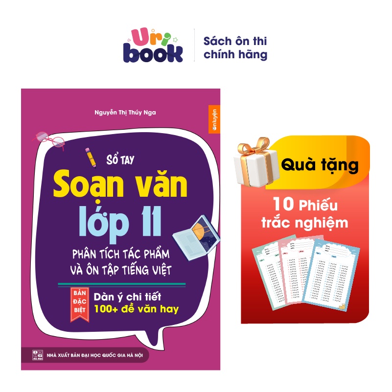 Sách- Sổ tay Soạn Văn lớp 11- Phân tích tác phẩm, ôn tập Tiếng việt