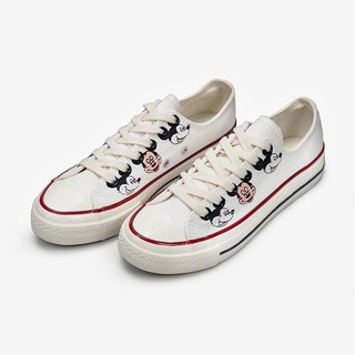 Giày bata nữ giaybom họa tiết chuột mickey b1003