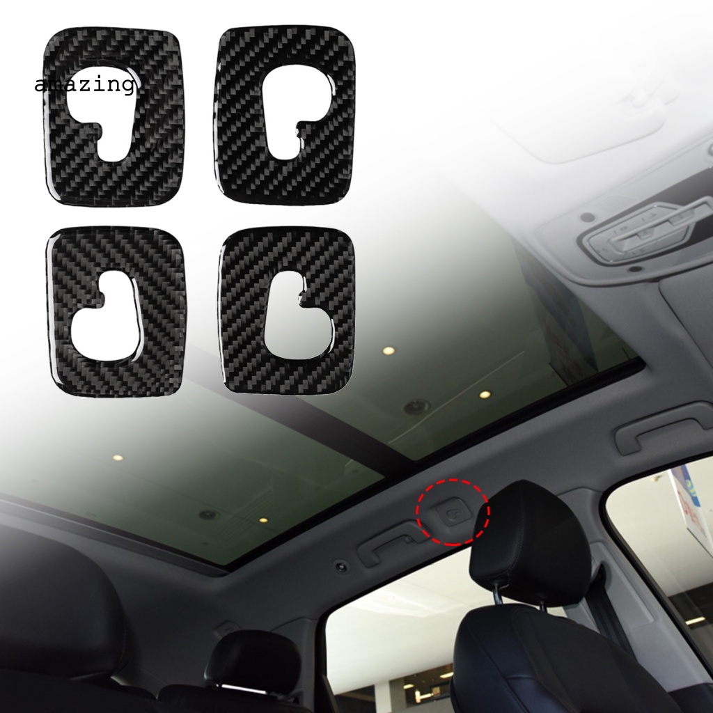 Bộ 4 Móc Treo Đồ Màu Đen Gắn Nóc Xe Hơi Audi Q7 SQ7 4M 2016-2019