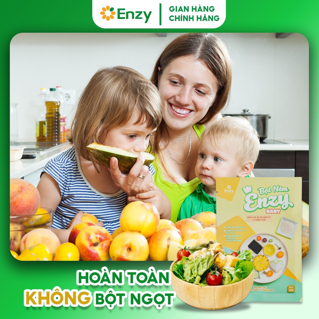 Hạt Nêm Cho Bé Enzy Food gói 60g