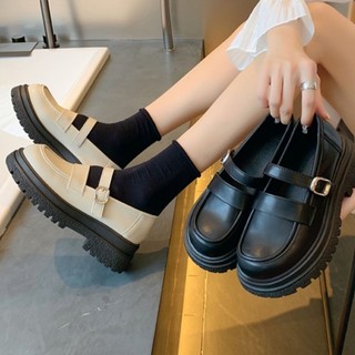 Giày ulzzang oxford basic, 2 quai ngang trơn phong cách vintage 2022 taobaotrend.hn