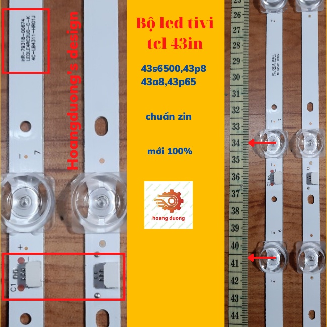 Thanh led tivi tcl 43s6500,43a8,43p8,43p65-dthoangduong