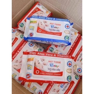 Gói khăn ướt baby - khăn ướt bịch 100 tờ