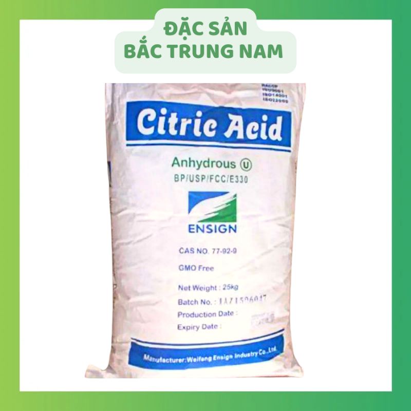 Acid citric Bột chanh, bột chua 100 - 500g