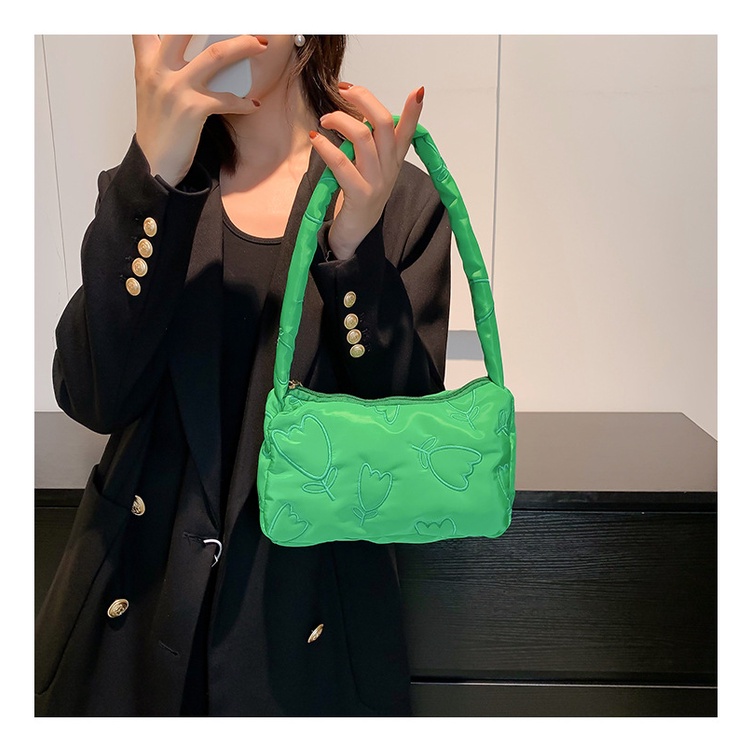 Túi Xách Cotton Nylon Thêu Họa Tiết Thời Trang Mới 2022 Cho Nữ