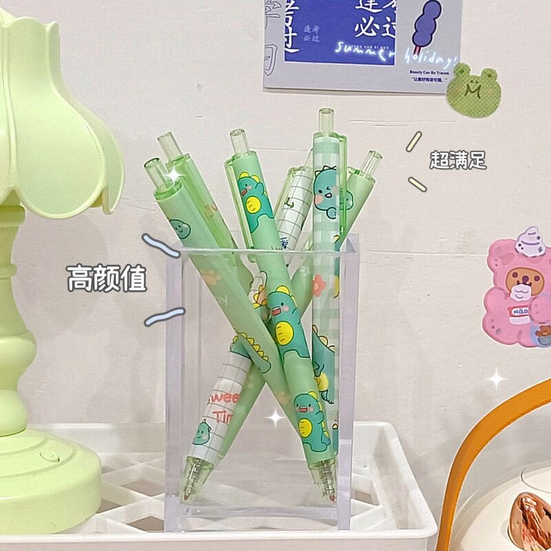 Bút Mực Gel Ngòi 0.5mm Kiểu Dáng Hoạt Hình Dễ Thương Dành Cho Học Sinh - Monkey House