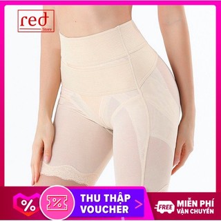 LOẠI 1 Quần Gen Nịt Bụng Cạp Kép Red Store Thắt Eo Chống Cuộn Nâng Mông Không Lộ QG09