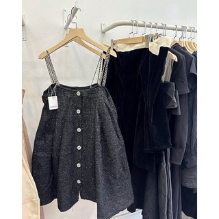 ĐẦM TWEED DÂY XÍCH 2 LỚP