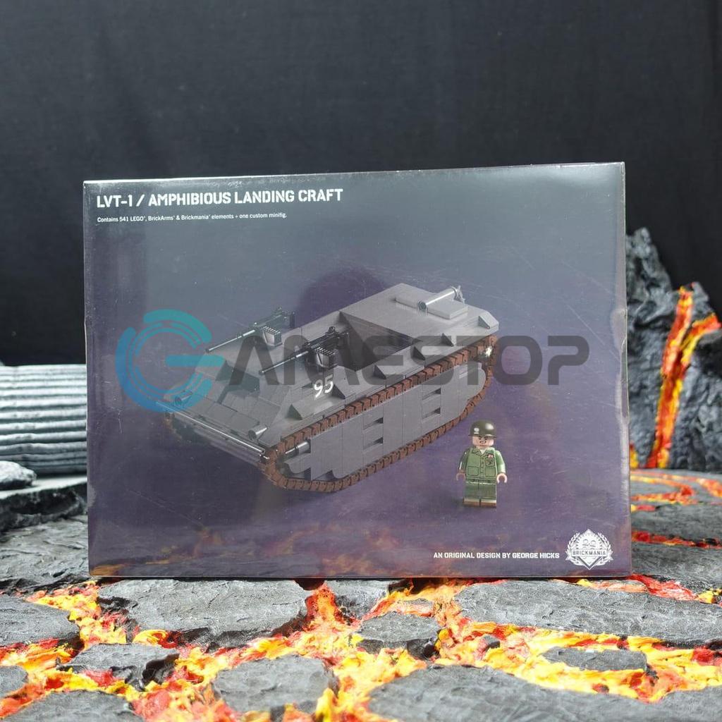 Brickmania Mô hình lắp ráp Lego LVT 1 Amphibious Landing Craft LGBKM10