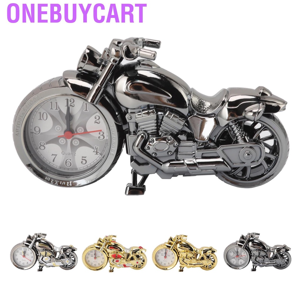Onebuycart Motorcycle Alarm Clock Ingenious Vintage Simulation Model for Children Home Car Office