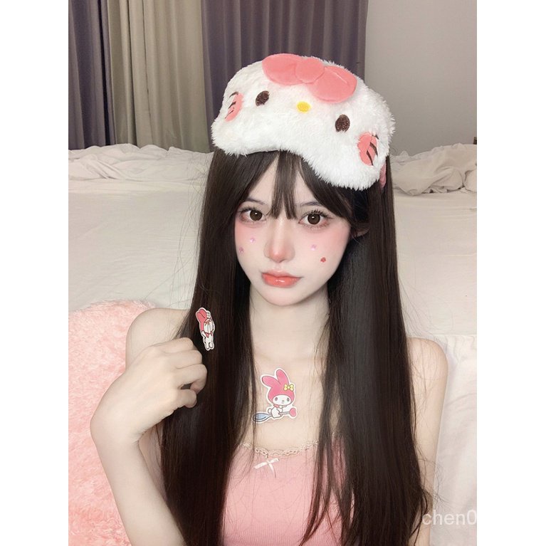 Hàng Có Sẵn Sàng Vận Chuyển Ngay Lập Phương Hàng Có Sẵn#Hellokitty Miếng Bịt Mắt Ngủ 12 / 20mm Hình Hello Kitty / Chó Cinnamon Nhồi Bông Đáng Yêu