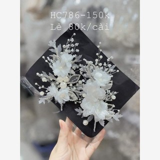 các mẫu cài tóc cô dâu