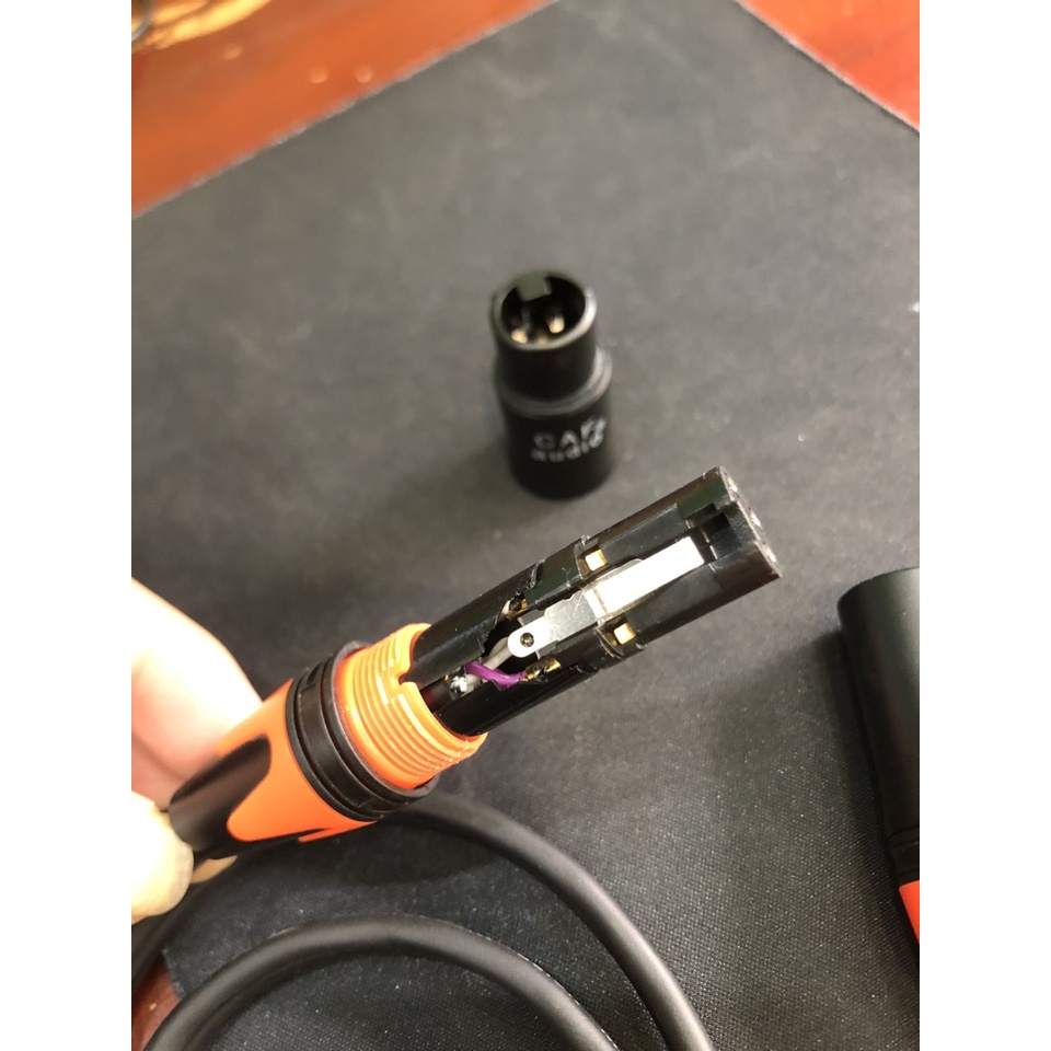 Dây Cáp Canon 1 Đầu Cái Ra 2 Đầu Canon Đực GMKaudio xịn có chống nhiễu, Dài 0.5 đến 1M