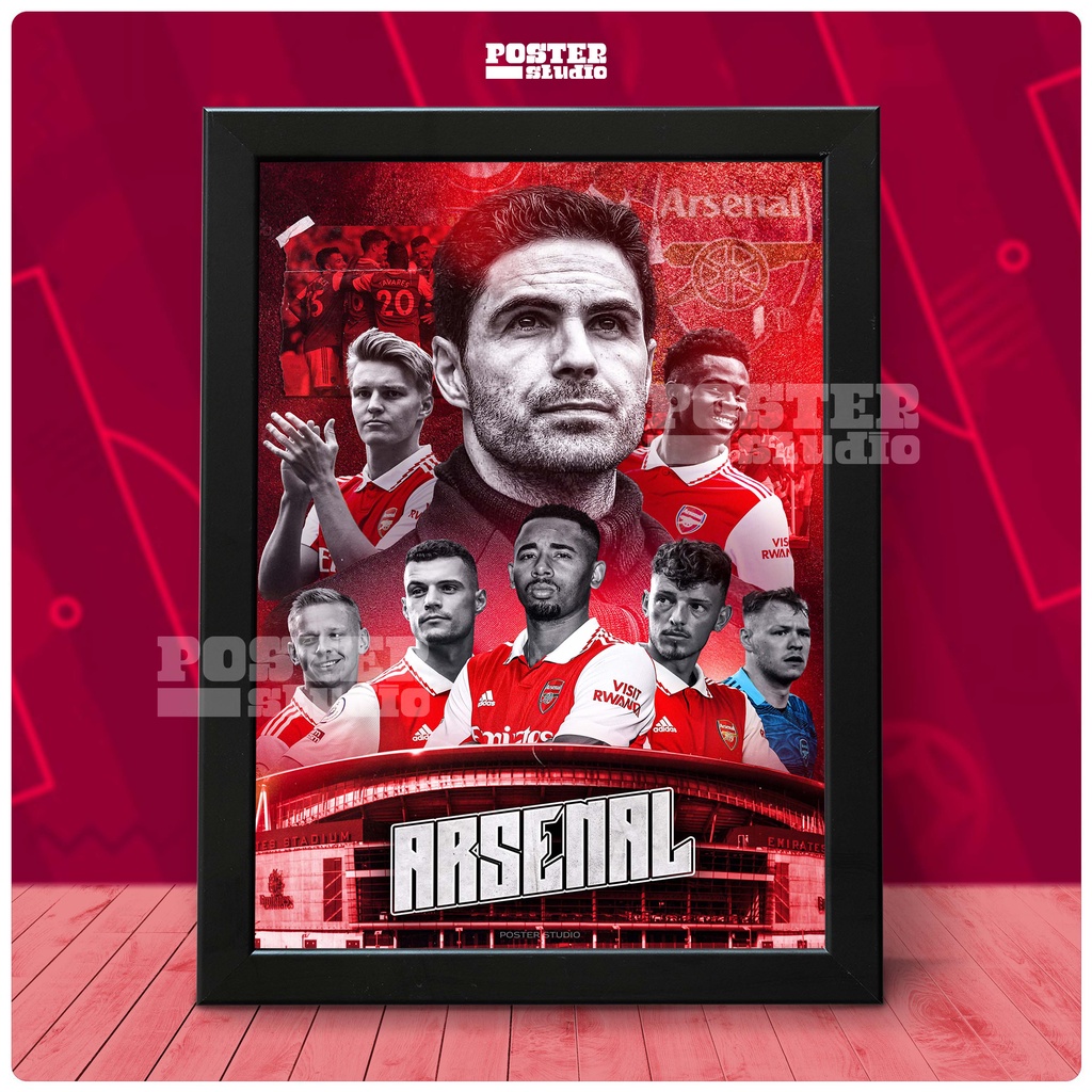 Poster, khung tranh trang trí ARSENAL (bao gồm Poster và khung Composite)