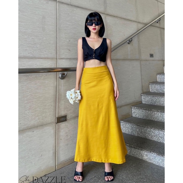 Chân váy dài Maxi hack dáng dễ phối đồ She Dazzle